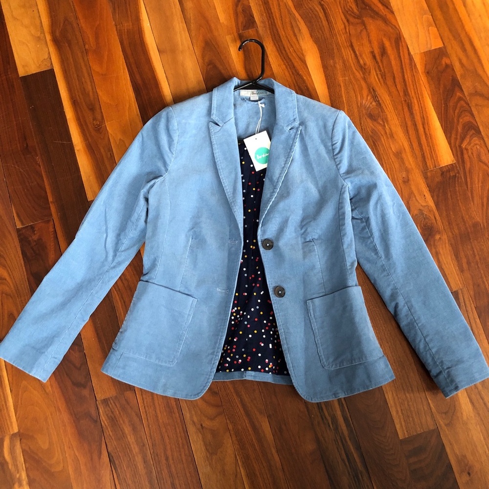 NEVER WORN - Boden Corduroy Blue Blazer